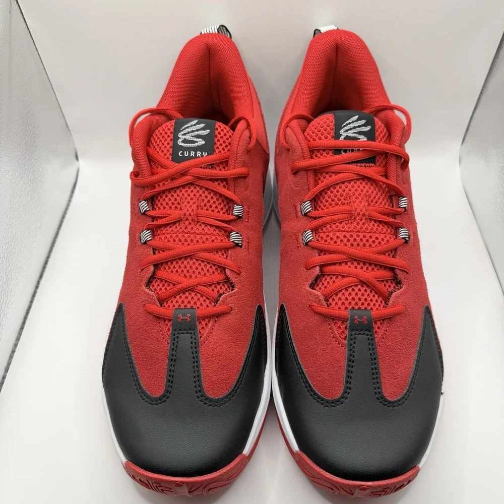 Stephen Curry Basketball Sneaker Men's Size 12.5 Red Black White New With Box
